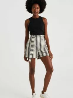 WE FASHION Shorts Loosefit Pantalon Femme Gris / Gris Clair -WE FASHION Magasin En Ligne 0129c4f41356a0de39bc52d114ddfe86