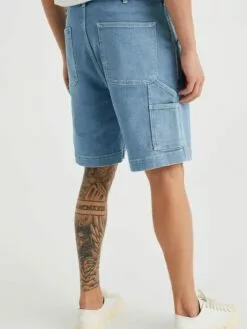 WE FASHION Shorts En Jean Loosefit Jean Homme Bleu Clair -WE FASHION Magasin En Ligne 022de431cfa9ed096cac6717e02b370d
