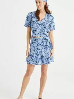 WE FASHION Mini-jupes Jupe Femme Bleu / Bleu Clair 5 WE FASHION Mini-jupes Jupe Femme Bleu / Bleu Clair -WE FASHION Magasin En Ligne 02563c589bda34f84bbbf346132f4a0e