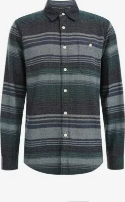 WE FASHION Chemises Décontractées Coupe Regular Chemise Homme Noir