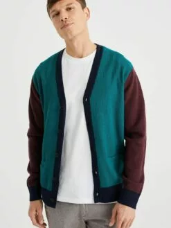 WE FASHION Gilets Vestes En Maille Homme Vert Gazon -WE FASHION Magasin En Ligne 0626b079183545ea3fd60230caa12050