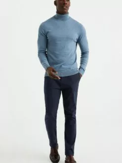 WE FASHION Pulls à Col Roulé Pull-over Homme Bleu Clair 8 WE FASHION Pulls à Col Roulé Pull-over Homme Bleu Clair -WE FASHION Magasin En Ligne 07a831d8e4b884374aa1a88818637e55