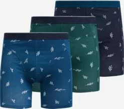 WE FASHION Caleçons Boxers Homme Bleu / Vert