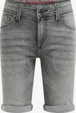 WE FASHION Shorts Coupe Slim Jean Enfants Gris