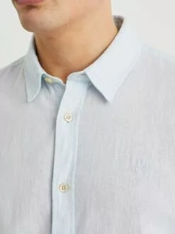 WE FASHION Chemises Décontractées Coupe Slim Chemise Homme Bleu Clair -WE FASHION Magasin En Ligne 0cb9356527eb21414ca392522c033aa4