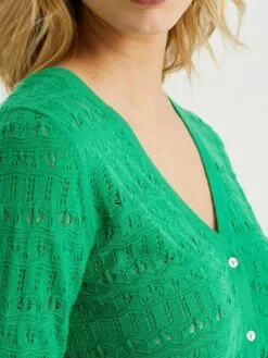 WE FASHION Gilets Cardigan Femme Vert -WE FASHION Magasin En Ligne 0dc193903eb3fb4a3daed54936893af4