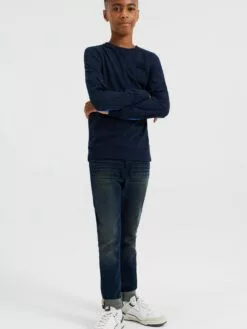 WE FASHION Hauts à Manches Longues T-Shirt Enfants Bleu / Bleu Foncé -WE FASHION Magasin En Ligne 0ebb1f1d025cb5e6f7ff3fe36da12e80 1