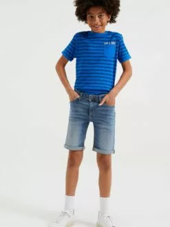 WE FASHION Shorts Coupe Slim Jean Enfants Bleu -WE FASHION Magasin En Ligne 0fcca2382fecea8715fcbd0f13542c21
