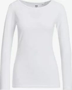 WE FASHION T-shirts à Manches Longues T-shirt Femme Blanc