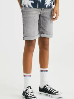 WE FASHION Shorts Coupe Slim Jean Enfants Gris -WE FASHION Magasin En Ligne 13c6f5be3550a67c0807bace1084bea3