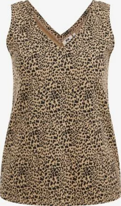 WE FASHION Hauts Sans Manches Haut Femme Beige