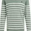WE FASHION Pulls à Col Rond Pull-over Homme Vert Pastel