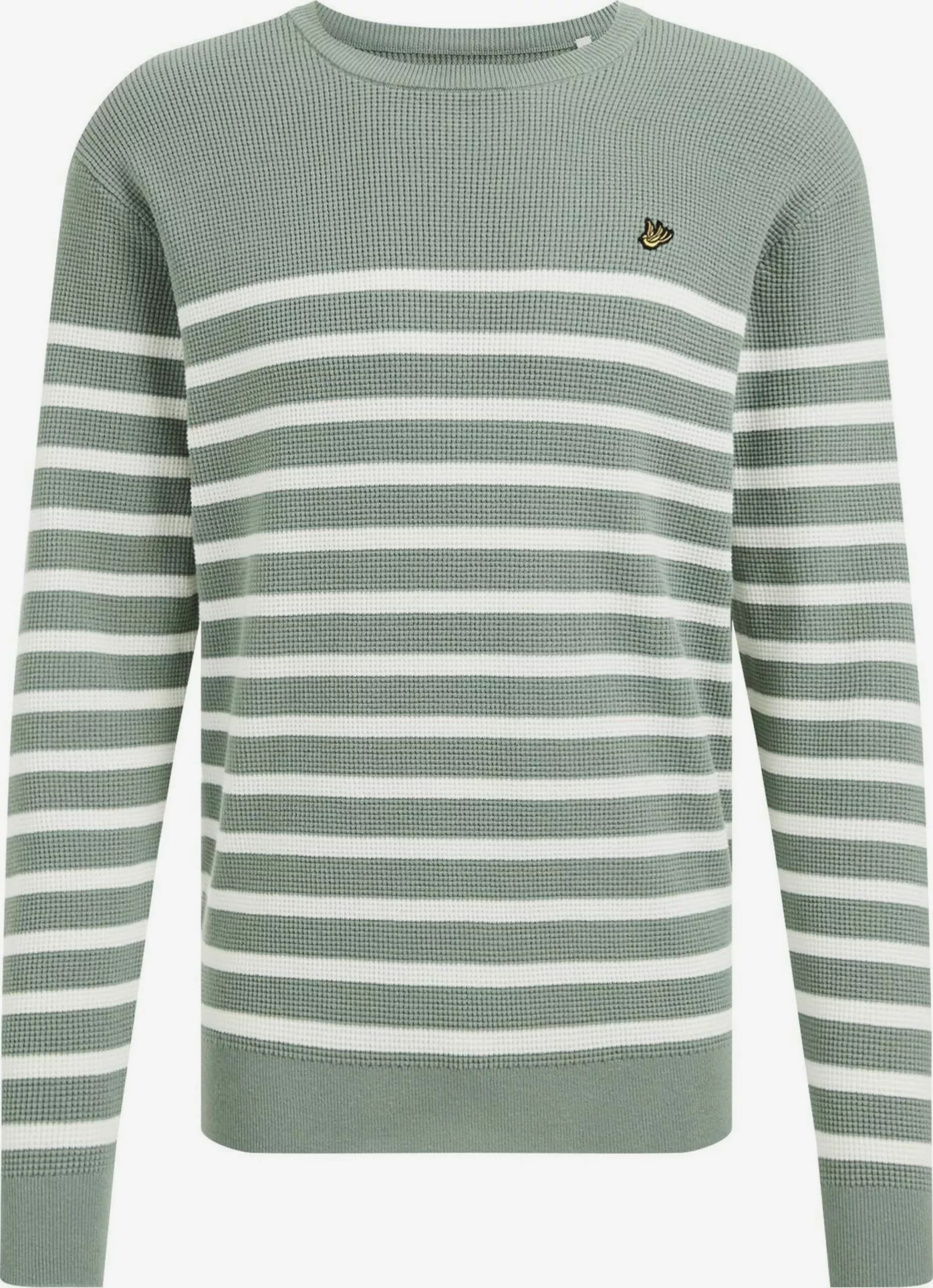 WE FASHION Pulls à Col Rond Pull-over Homme Vert Pastel 1 WE FASHION Pulls à Col Rond Pull-over Homme Vert Pastel