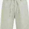 WE FASHION Shorts Chino Loosefit Pantalon Chino Homme Vert Pastel