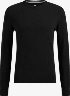 WE FASHION Pulls à Col Rond Pull-over Homme Gris Foncé