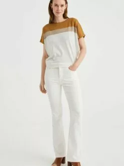 WE FASHION Jeans Bootcut Jean Femme Blanc -WE FASHION Magasin En Ligne 16cedb5ece0d2bb1c9ef31cfe5ae4bd1