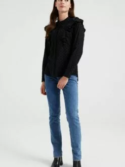 WE FASHION Chemisiers Chemisier Femme Noir -WE FASHION Magasin En Ligne 17fb3db4c9aaeff06260b5c0f0d58d0e