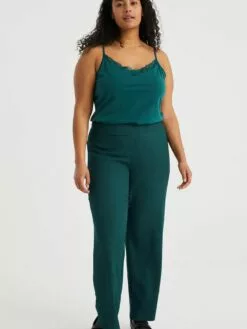 WE FASHION Pantalons En Toile Loosefit Pantalon Femme Vert Foncé -WE FASHION Magasin En Ligne 181e2b3c12207b25c50a135a6bfd88d2