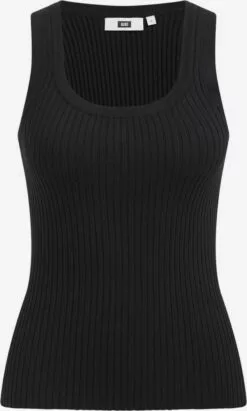 WE FASHION Débardeurs Haut Femme Noir