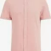 WE FASHION Chemises Décontractées Coupe Slim Chemise Homme Rose