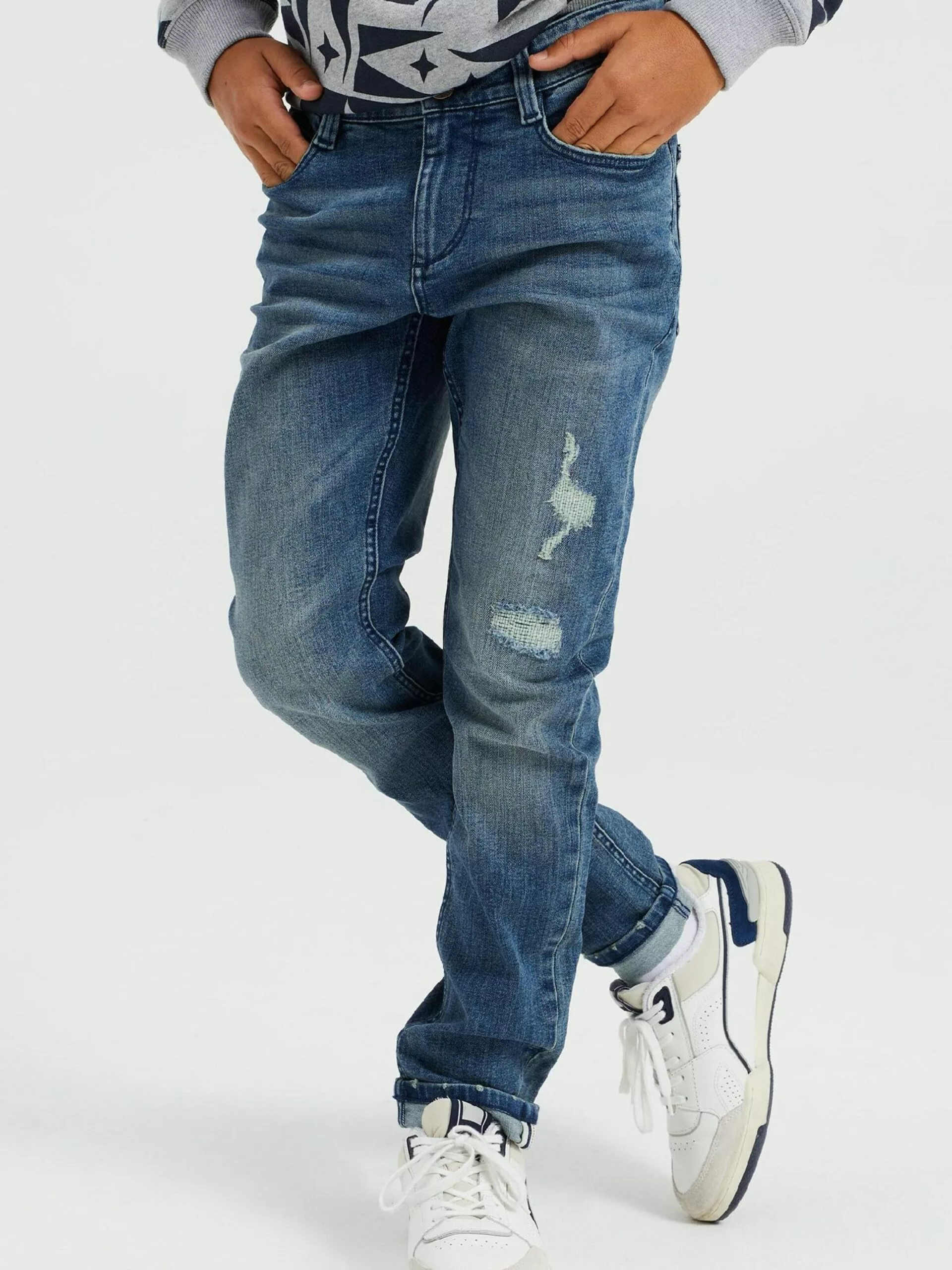 WE FASHION Jeans Regular Jean Enfants Bleu 3 WE FASHION Jeans Regular Jean Enfants Bleu – Image 3
