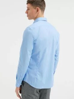 WE FASHION Chemises Décontractées Coupe Slim Chemise Homme Bleu Clair -WE FASHION Magasin En Ligne 1c1619d50862e893a74bcff2f8cb1908
