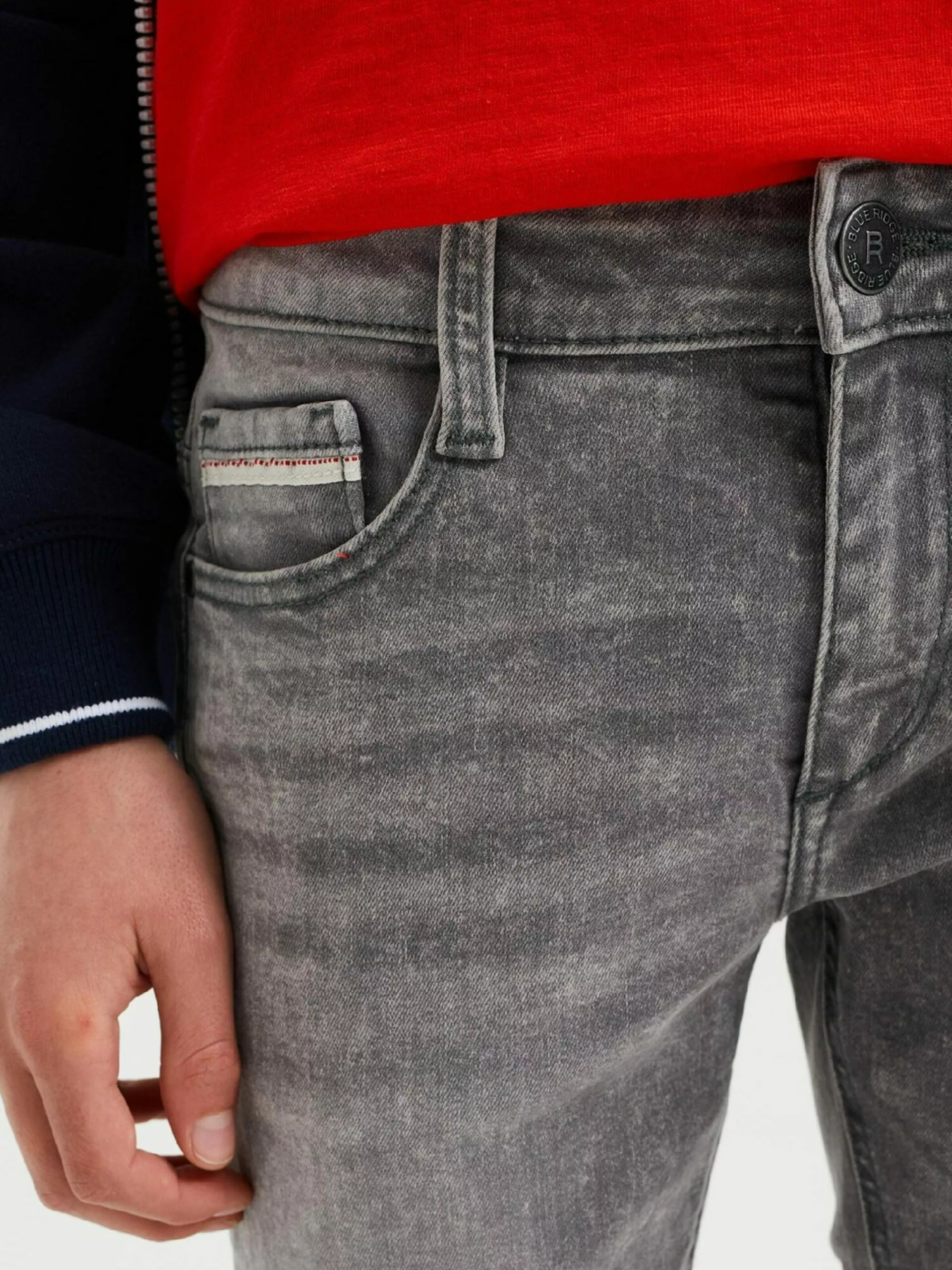 WE FASHION Slim Coupe Slim Jean Enfants Gris 5 WE FASHION Slim Coupe Slim Jean Enfants Gris – Image 5