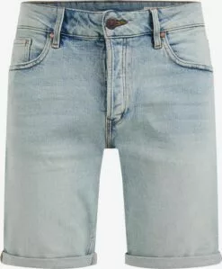 WE FASHION Shorts En Jean Regular Jean Homme Bleu Clair