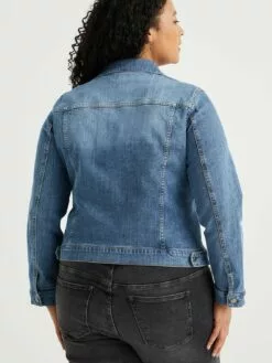 WE FASHION Vestes En Jean Veste Mi-saison Femme Bleu -WE FASHION Magasin En Ligne 1eb5186f3d1562a51d2fd555d6d32cad