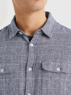 WE FASHION Chemises à Carreaux Coupe Regular Chemise Homme Bleu-gris -WE FASHION Magasin En Ligne 1f57bcae5bed2e8d6a6a7298281c058c