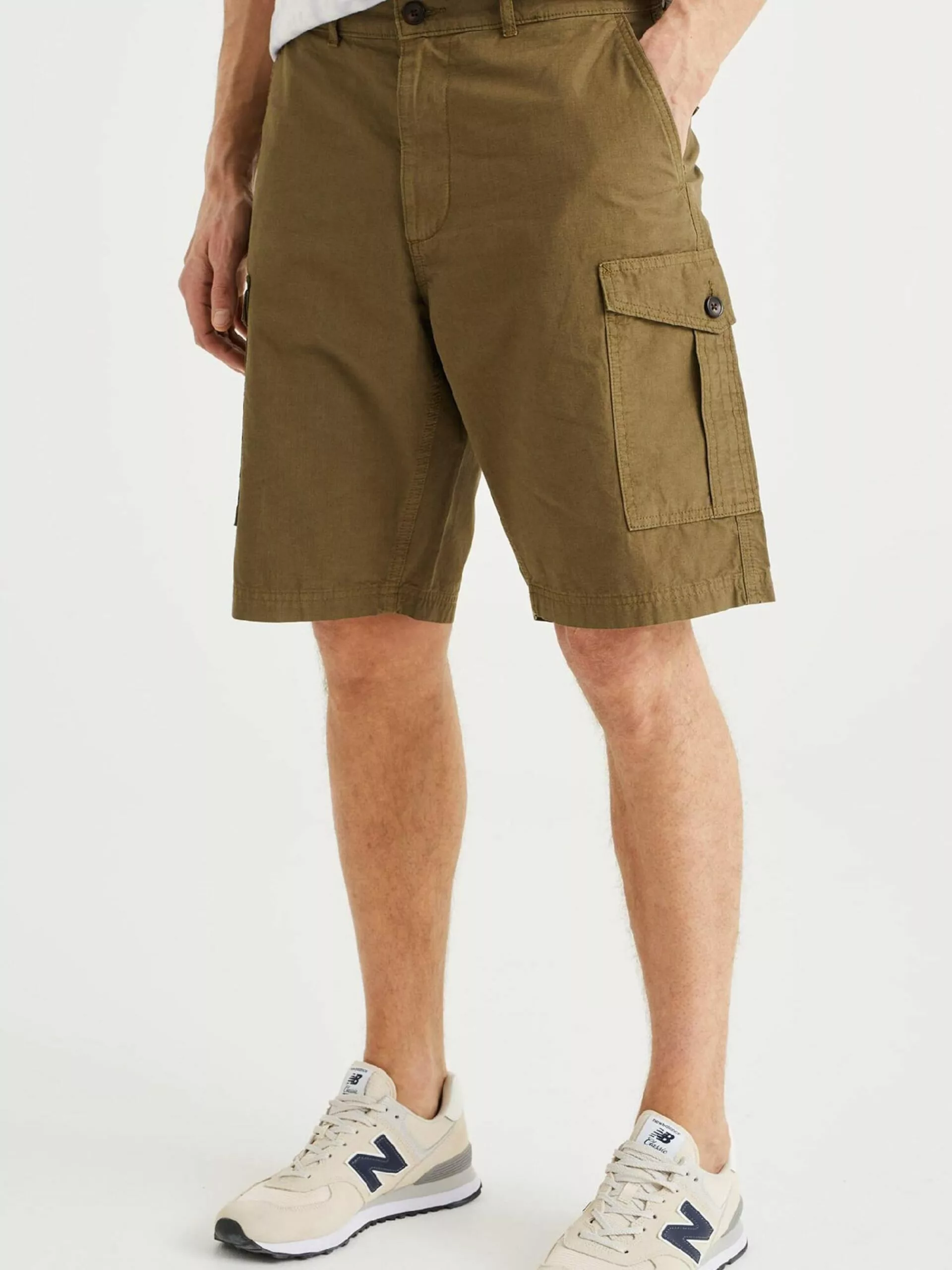 WE FASHION Shorts Cargo Regular Pantalon Cargo Homme Olive 2 WE FASHION Shorts Cargo Regular Pantalon Cargo Homme Olive – Image 2