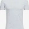 WE FASHION T-shirts T-Shirt Homme Blanc Chiné