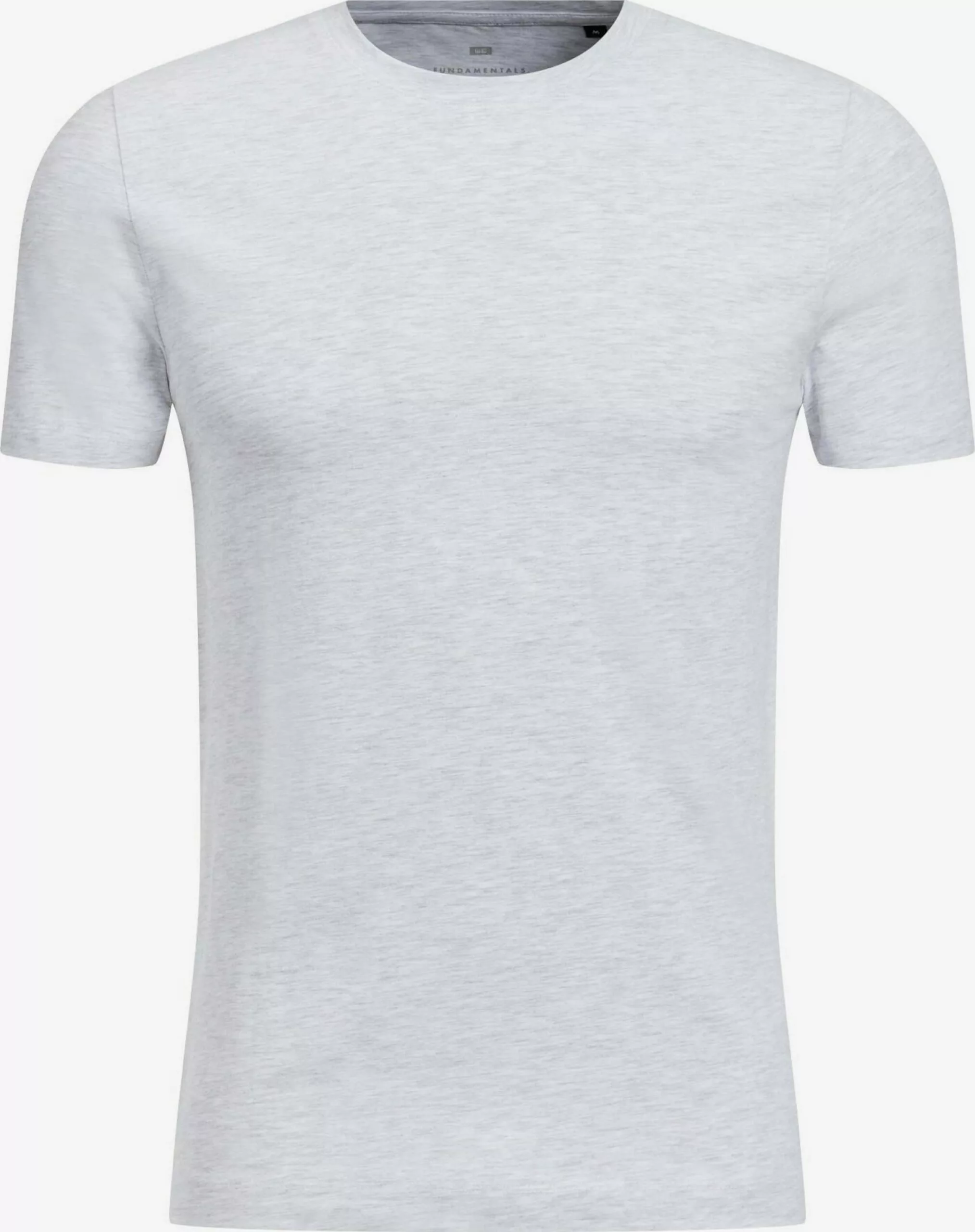 WE FASHION T-shirts T-Shirt Homme Blanc Chiné 1 WE FASHION T-shirts T-Shirt Homme Blanc Chiné