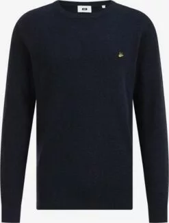 WE FASHION Pulls à Col Rond Pull-over Homme Indigo
