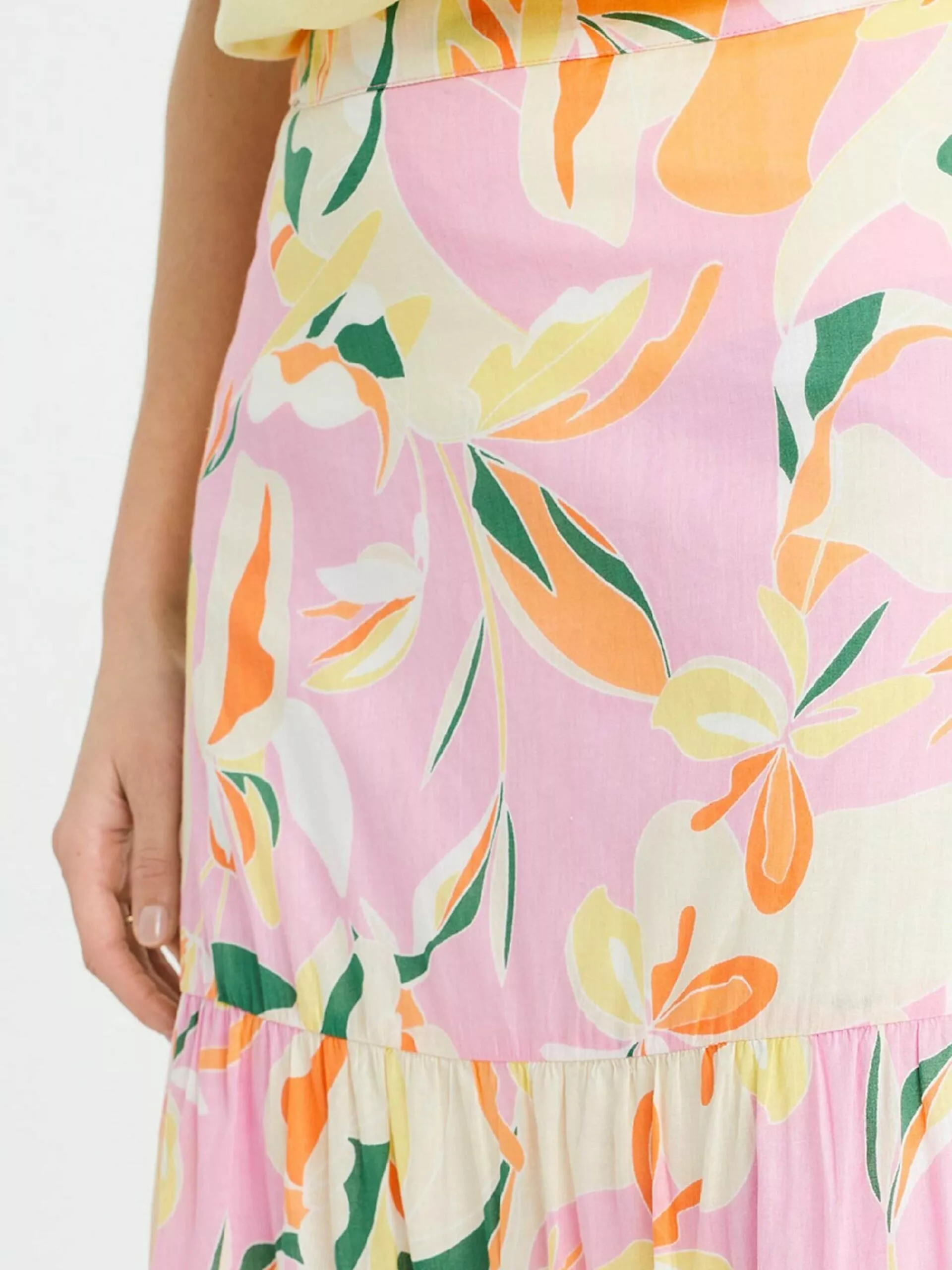 WE FASHION Jupes Midi Jupe Femme Rose Clair 6 WE FASHION Jupes Midi Jupe Femme Rose Clair – Image 6