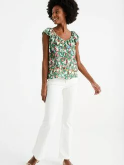 WE FASHION Blouses Chemisier Femme Vert Foncé 6 WE FASHION Blouses Chemisier Femme Vert Foncé -WE FASHION Magasin En Ligne 226e7be7abc635acb9c8c7925fdbfad7