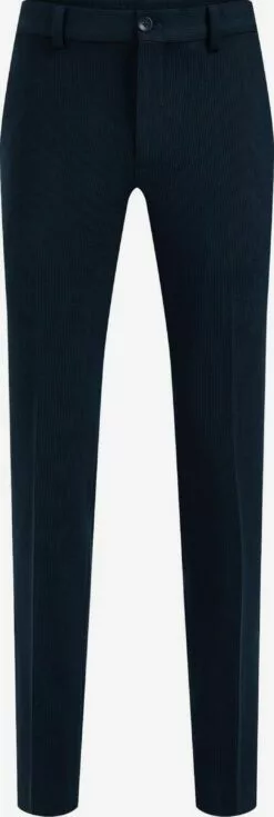 WE FASHION Pantalons De Costume Coupe Slim Pantalon à Plis Homme Bleu Marine