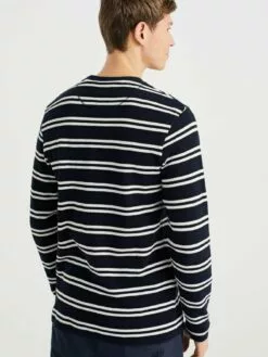 WE FASHION T-shirts à Manches Longues T-Shirt Homme Bleu Foncé -WE FASHION Magasin En Ligne 23af59eedd86f5d717de8c40ef670276