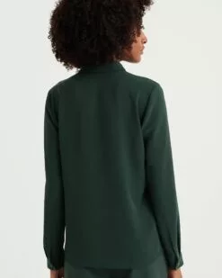WE FASHION Chemisiers Chemisier Femme Vert Foncé -WE FASHION Magasin En Ligne 253bb2b0627c469b684b620885fd97b2