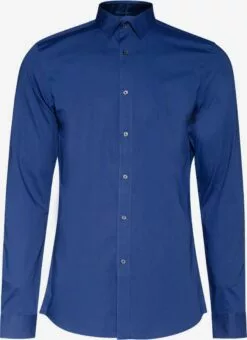WE FASHION Chemises Décontractées Coupe Slim Chemise Homme Bleu