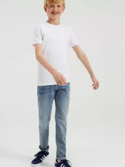 WE FASHION T-Shirts T-Shirt Enfants Blanc -WE FASHION Magasin En Ligne 26360cd656272624e5bc5067d059a4ac