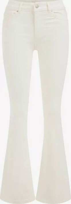 WE FASHION Jeans Bootcut Jean Femme Blanc