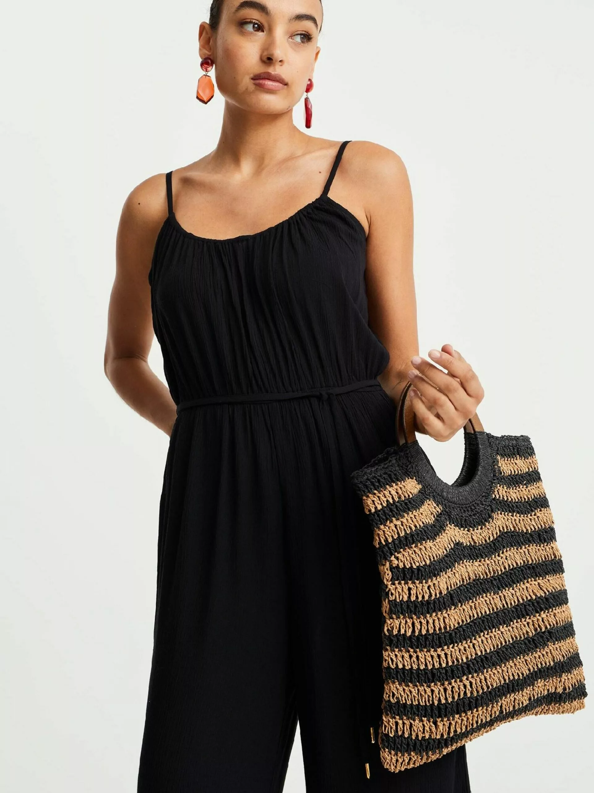 WE FASHION Combinaisons Longues Combinaison Femme Noir 2 WE FASHION Combinaisons Longues Combinaison Femme Noir – Image 2