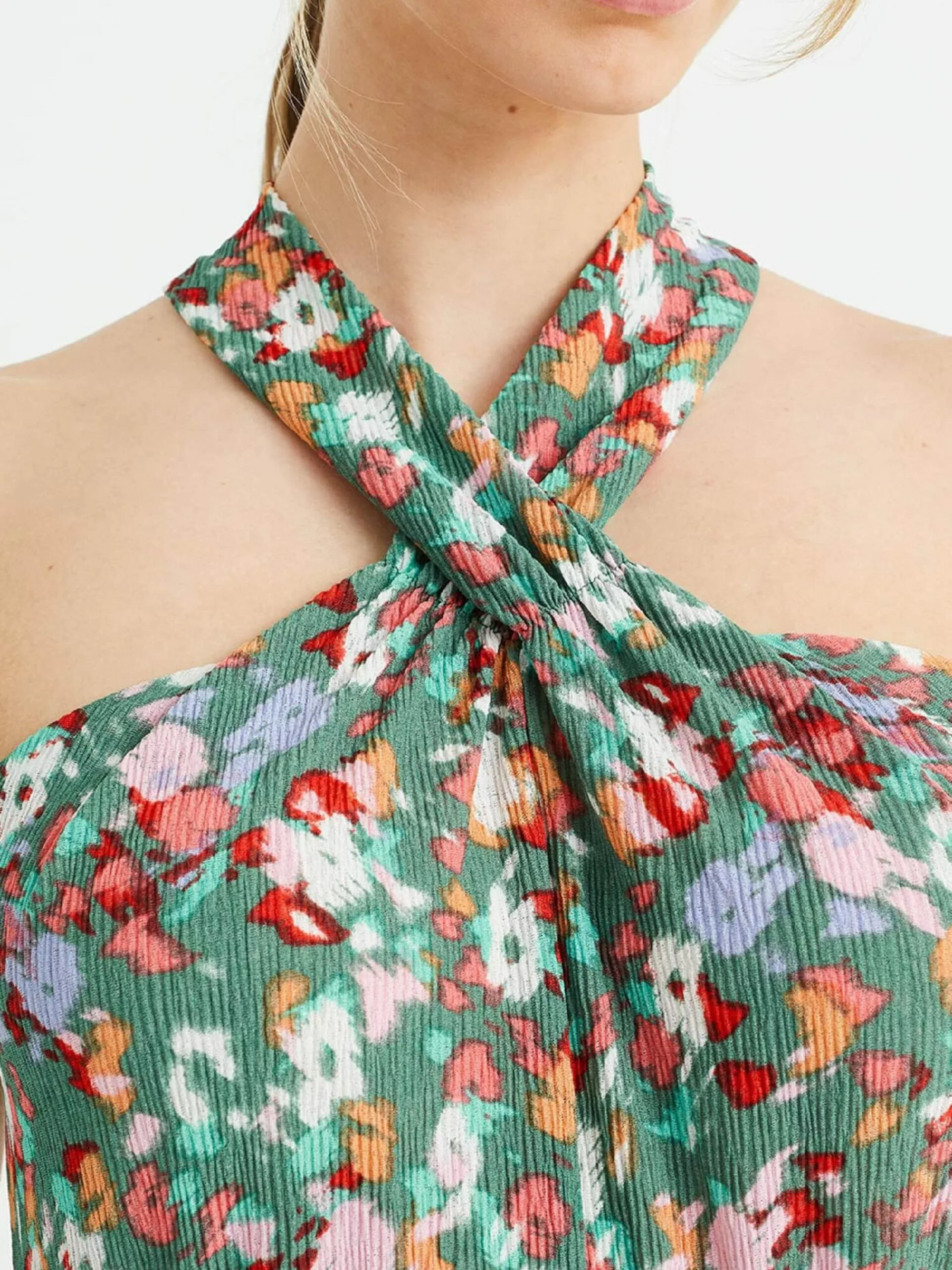 WE FASHION Robes Dété Robe D’été Femme Vert Foncé 5 WE FASHION Robes Dété Robe D’été Femme Vert Foncé – Image 5