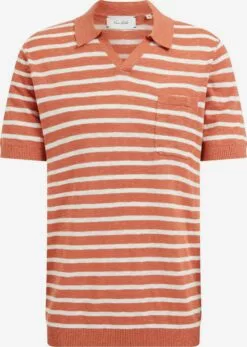 WE FASHION Polos T-Shirt Homme Pêche