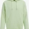 WE FASHION Sweats à Capuche Sweat-shirt Homme Vert Clair