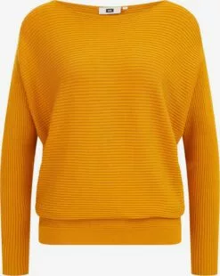 WE FASHION Pulls Basiques Pull-over Femme Jaune