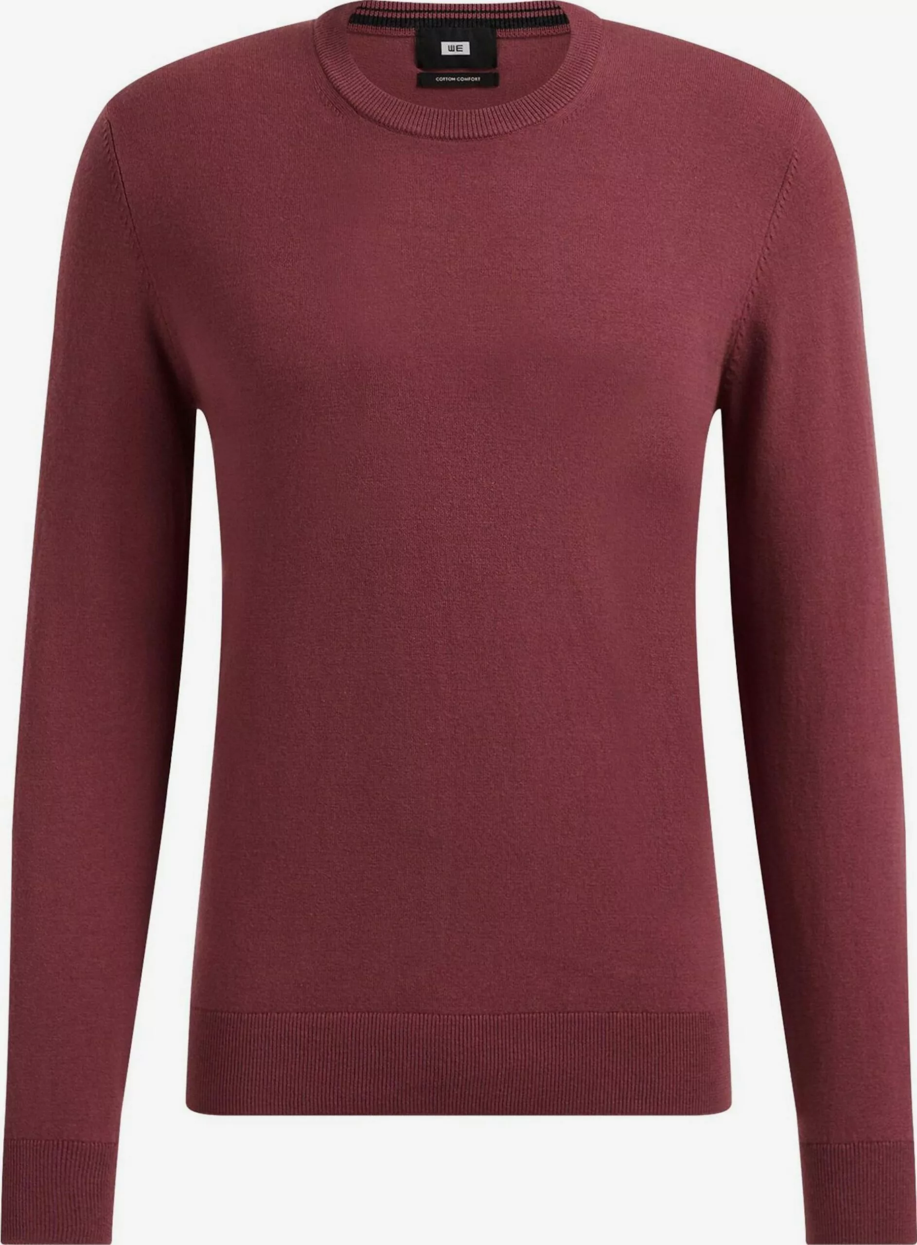 WE FASHION Pulls à Col Rond Pull-over Homme Rouge 1 WE FASHION Pulls à Col Rond Pull-over Homme Rouge