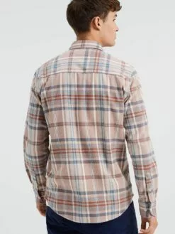 WE FASHION Chemises à Carreaux Coupe Regular Chemise Homme Rouille / Noisette -WE FASHION Magasin En Ligne 2f12abd3de8c7270cf9d1818bb82c759