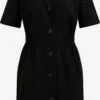 WE FASHION Robes Fluides Robe-chemise Femme Noir